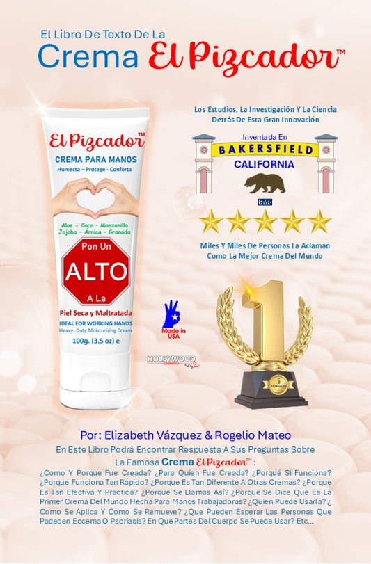 El Libro de Texto de la Crema El Pizcador – Versión de Bolsillo (B/N)                           
✍️ Autores: Elizabeth Vázquez/Rogelio Mateo
📄 Formato: Tapa blanda | Blanco y negro | Tamaño compacto