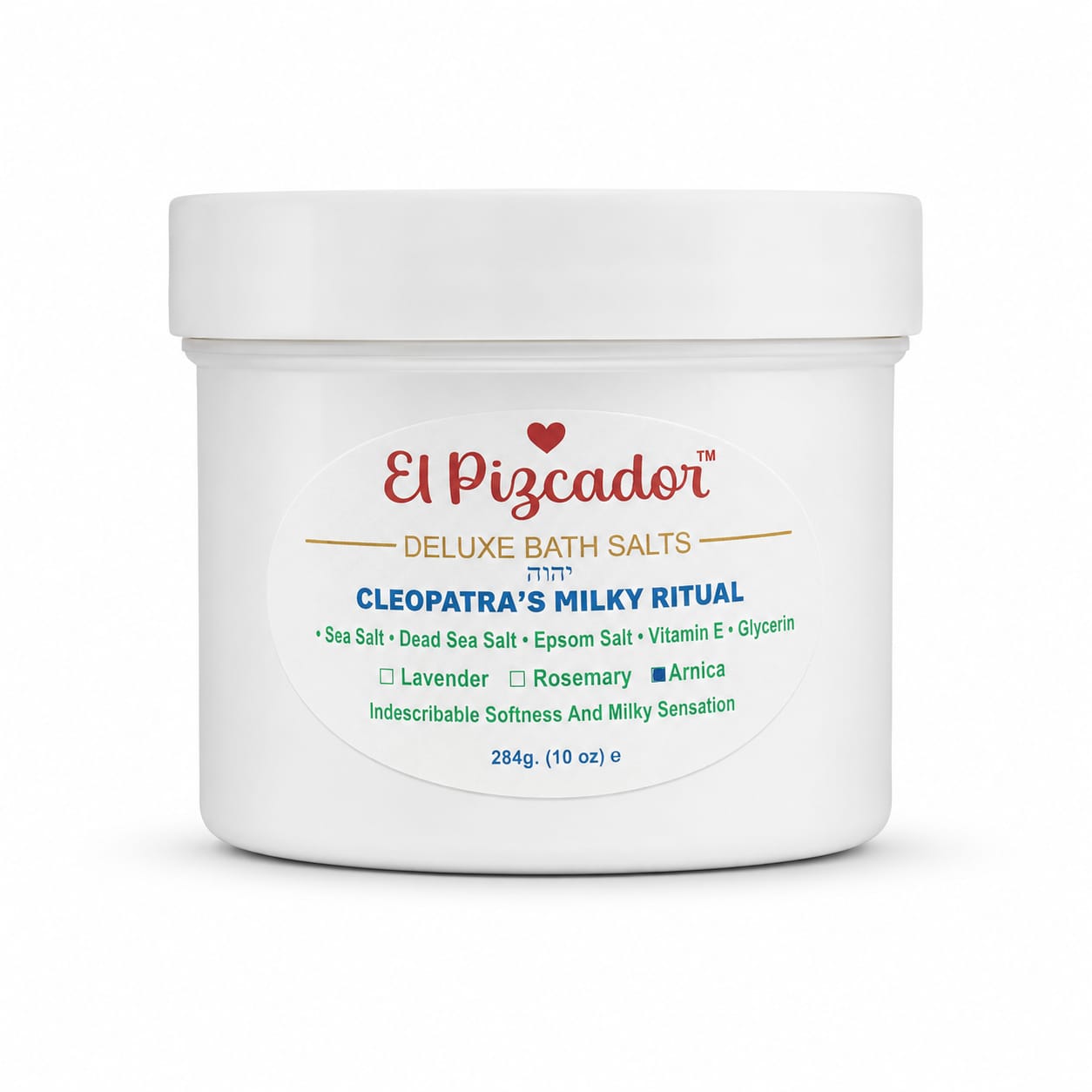 El Pizcador Deluxe Bath Salts – Cleopatra’s Milky Ritual 10 oz