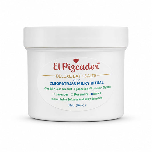 El Pizcador Deluxe Bath Salts – Cleopatra’s Milky Ritual 10 oz