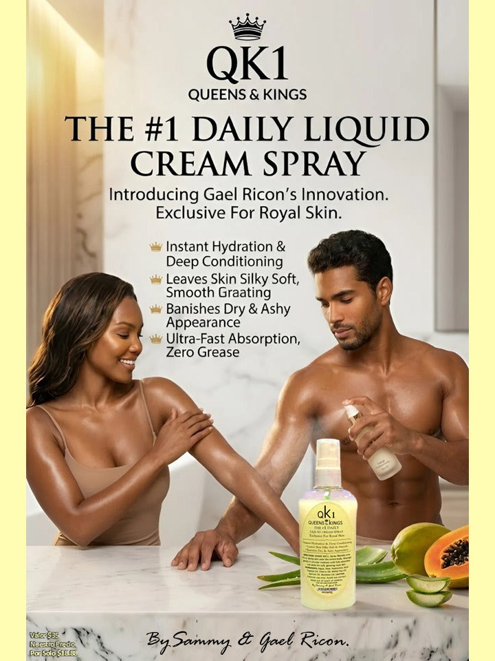 QK1™ Queens & Kings Daily Liquid Cream Spray