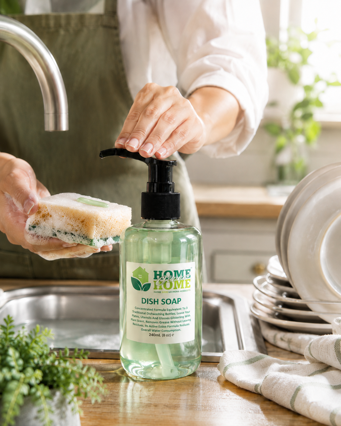 🧽 Dish Soap – Aroma a Pera (8 oz)
✨ Limpieza poderosa con un fresco aroma a pera 🍐