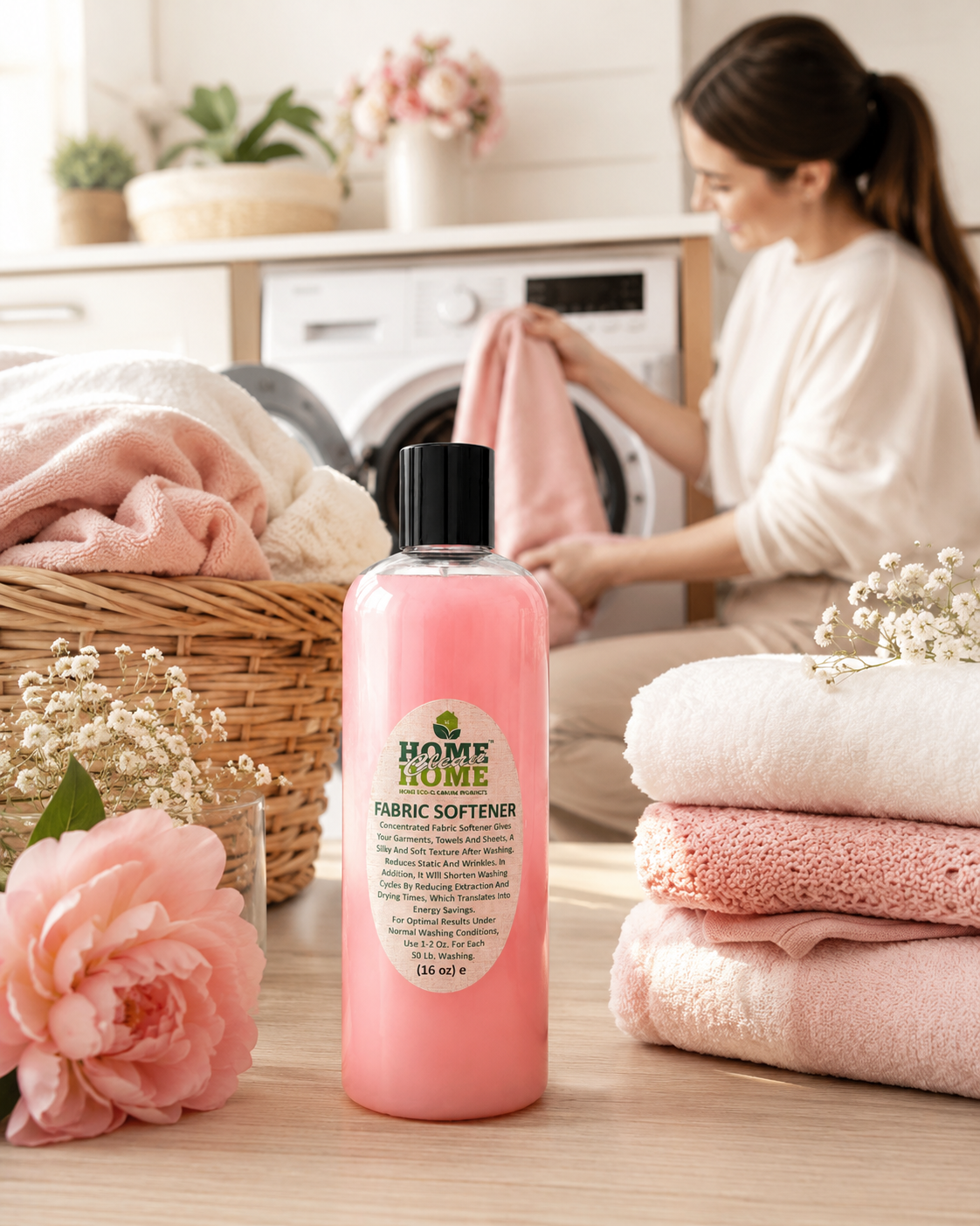 🧺 Suavizante de Telas – Aroma a Lavanda (16 oz) ✨ Deja tu ropa suave, fresca y con un delicado aroma a lavanda 🌿💜