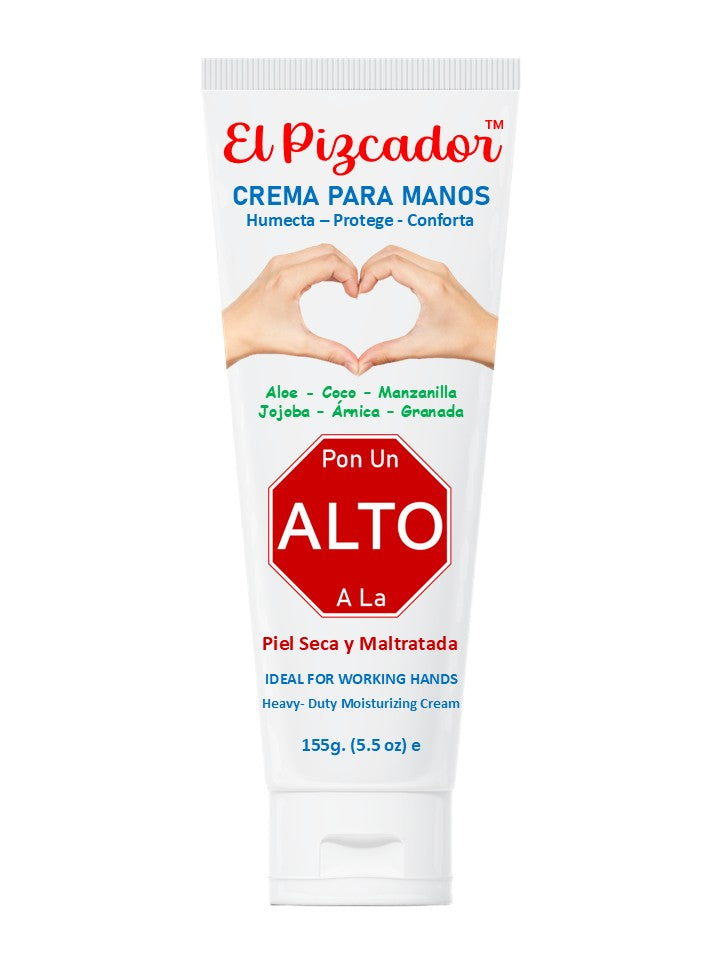 🌿 Crema El Pizcador 5.5 oz– Hidratación y Protección para Piel y Manos Dañadas

✨ Hidratación profunda | Protección diaria | Reparación visible 💪