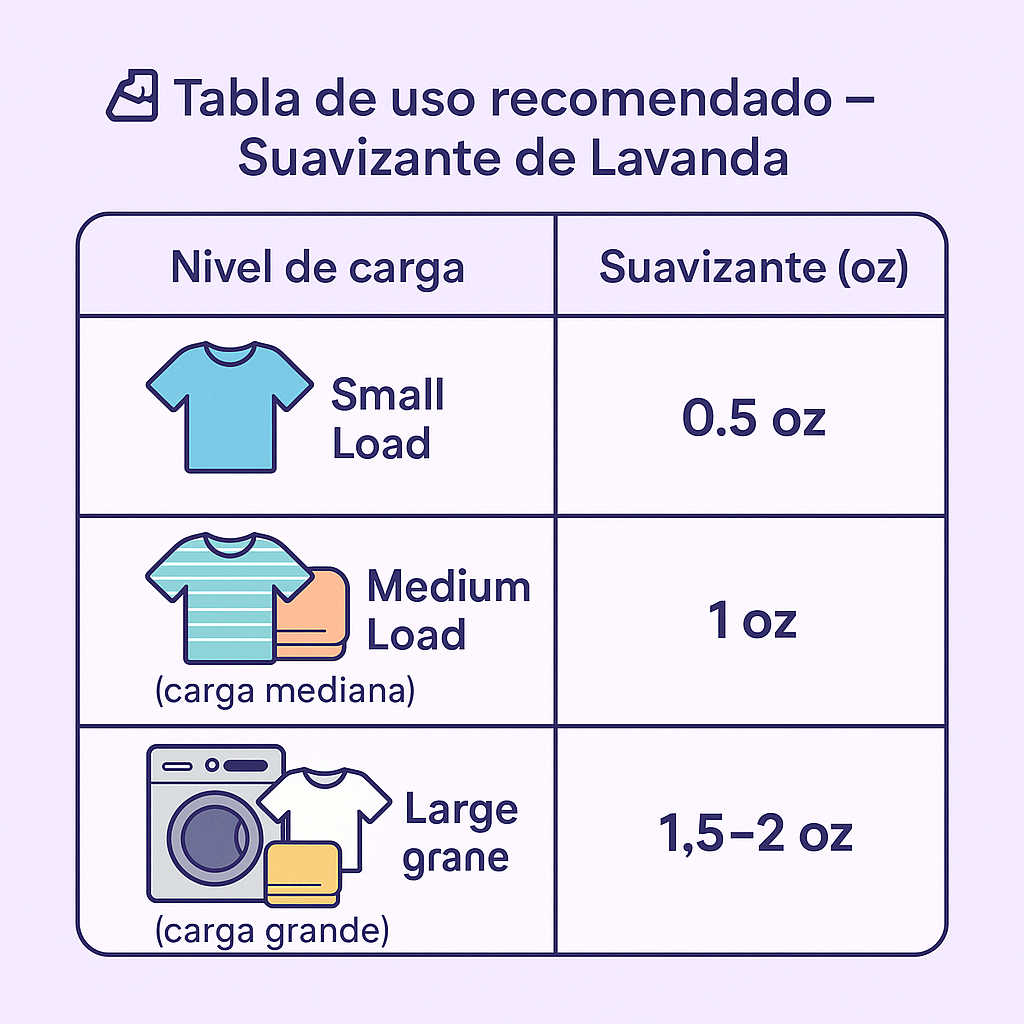 🧺 Suavizante de Telas – Aroma a Lavanda (16 oz) ✨ Deja tu ropa suave, fresca y con un delicado aroma a lavanda 🌿💜