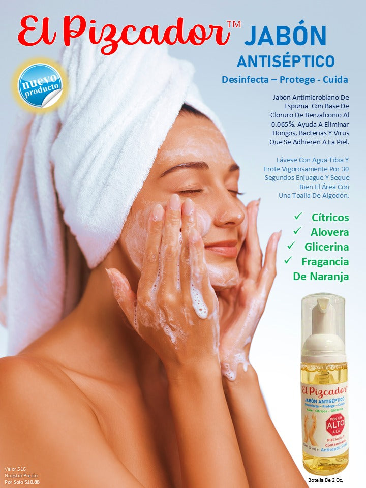 El Pizcador – Antiseptic Foaming Soap (60 ml / 2 oz)