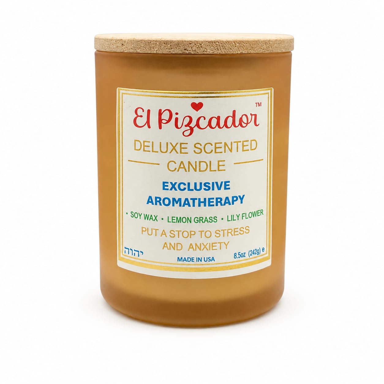 El Pizcador Deluxe Scented Candle – Exclusive Aromatherapy 8.5 oz