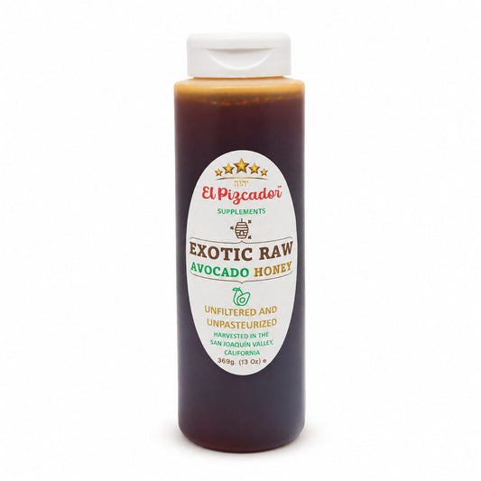 El Pizcador Supplements Exotic Raw Avocado Honey – 13 oz